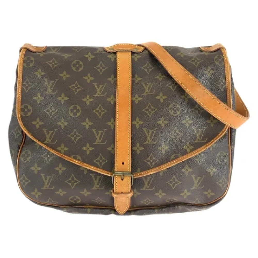 Louis Vuitton Vintage Pre-owned Canvas crossbody-bags Brown Dames