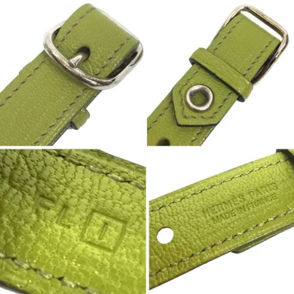 Hermès Vintage Pre-owned Leather key-holders Green Dames