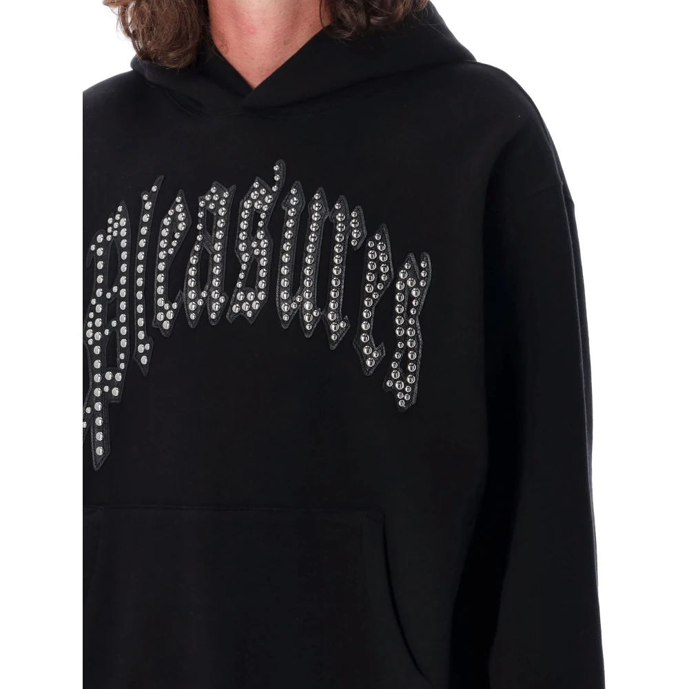 Pleasures Zwarte Twitch Studded Gothic Hoodie Black Heren