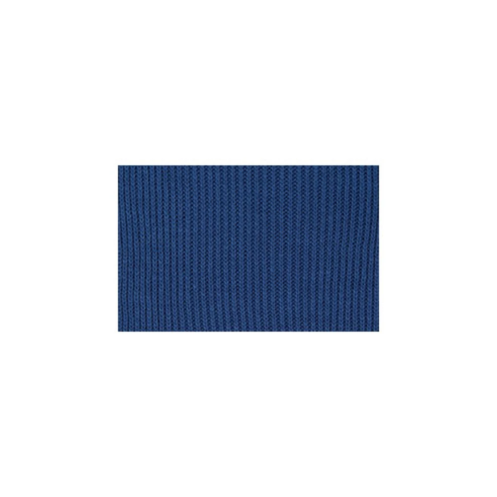Gallo Unisex effen blauwe geribbelde sjaal Blue Unisex