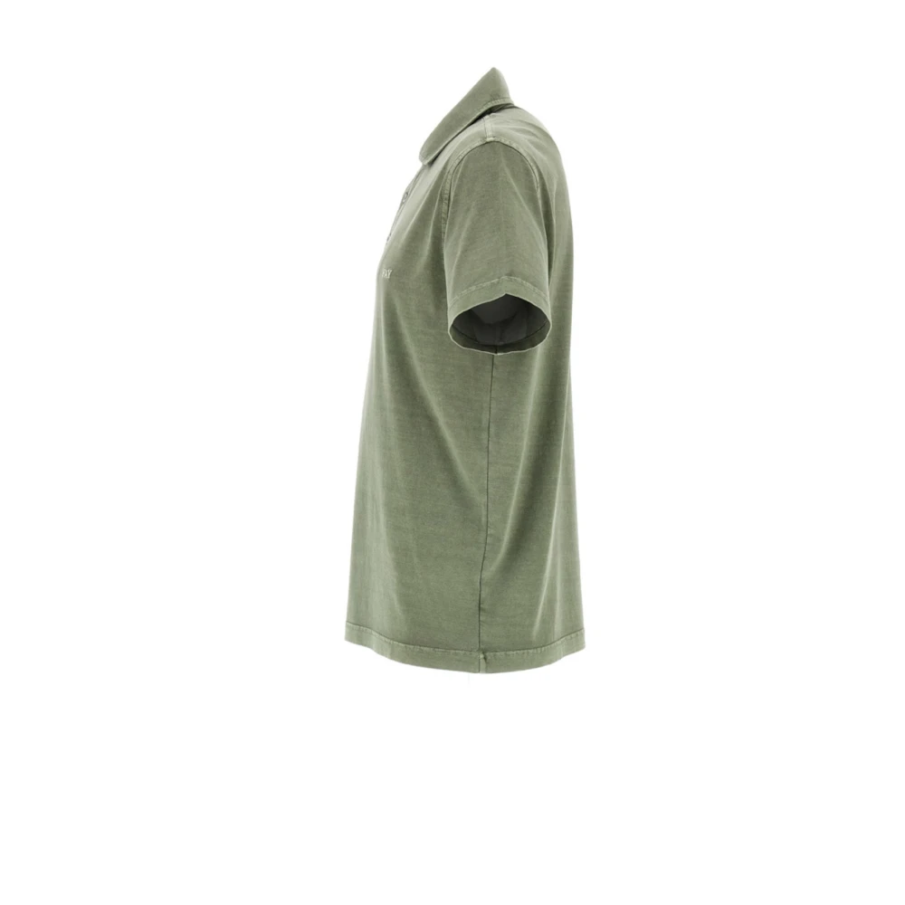 Fay Groene T-shirts en Polos Green Heren