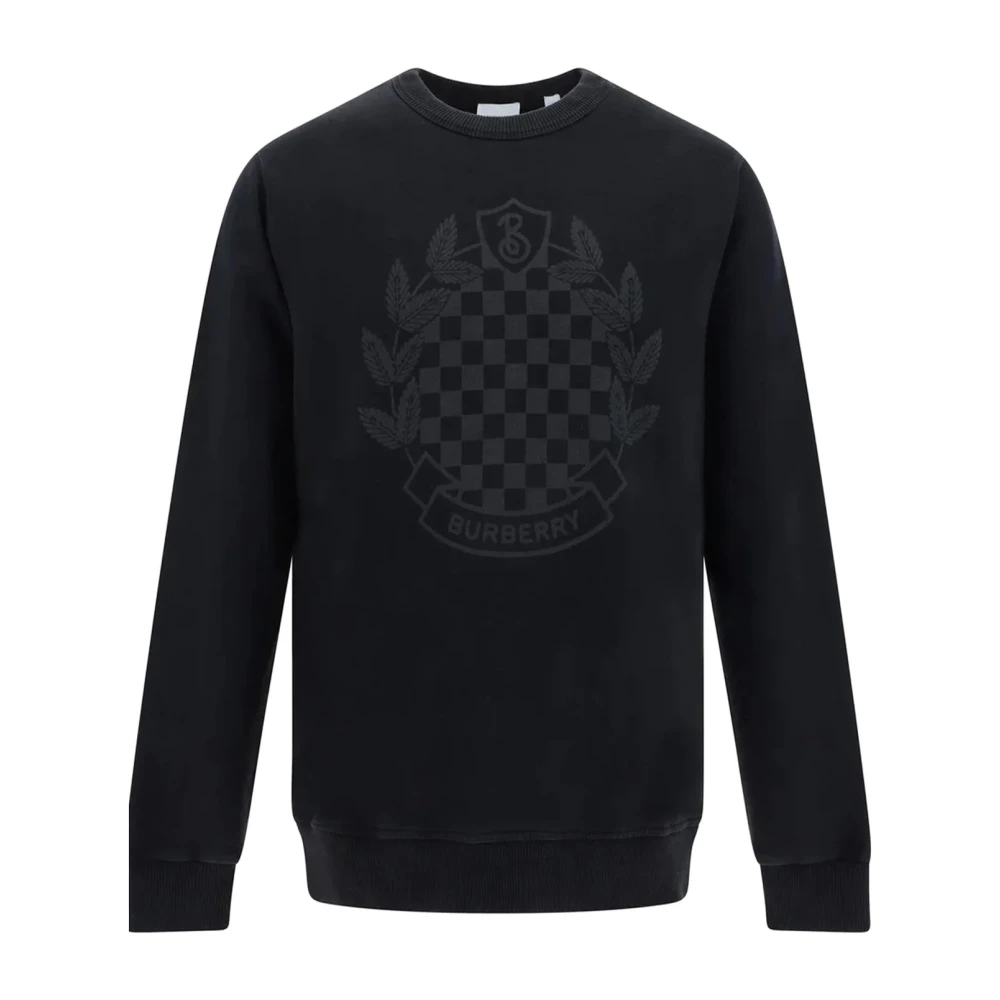 Burberry Men's Black Sweatshirts, L, Sweatshirt Aw23 Style