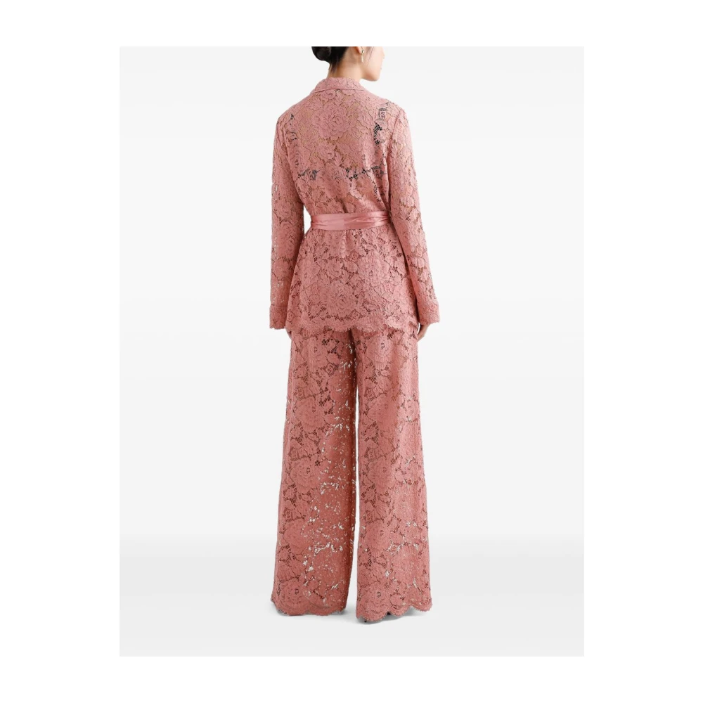Dolce & Gabbana Elegante Broek voor Heren Pink Dames