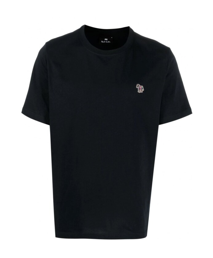 zebra-motif-black-t-shirt