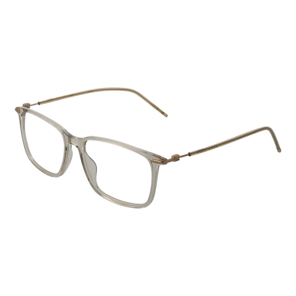 Hugo Men's Yellow Glasses, One Size, Gold Optical Frames Rectangle Style