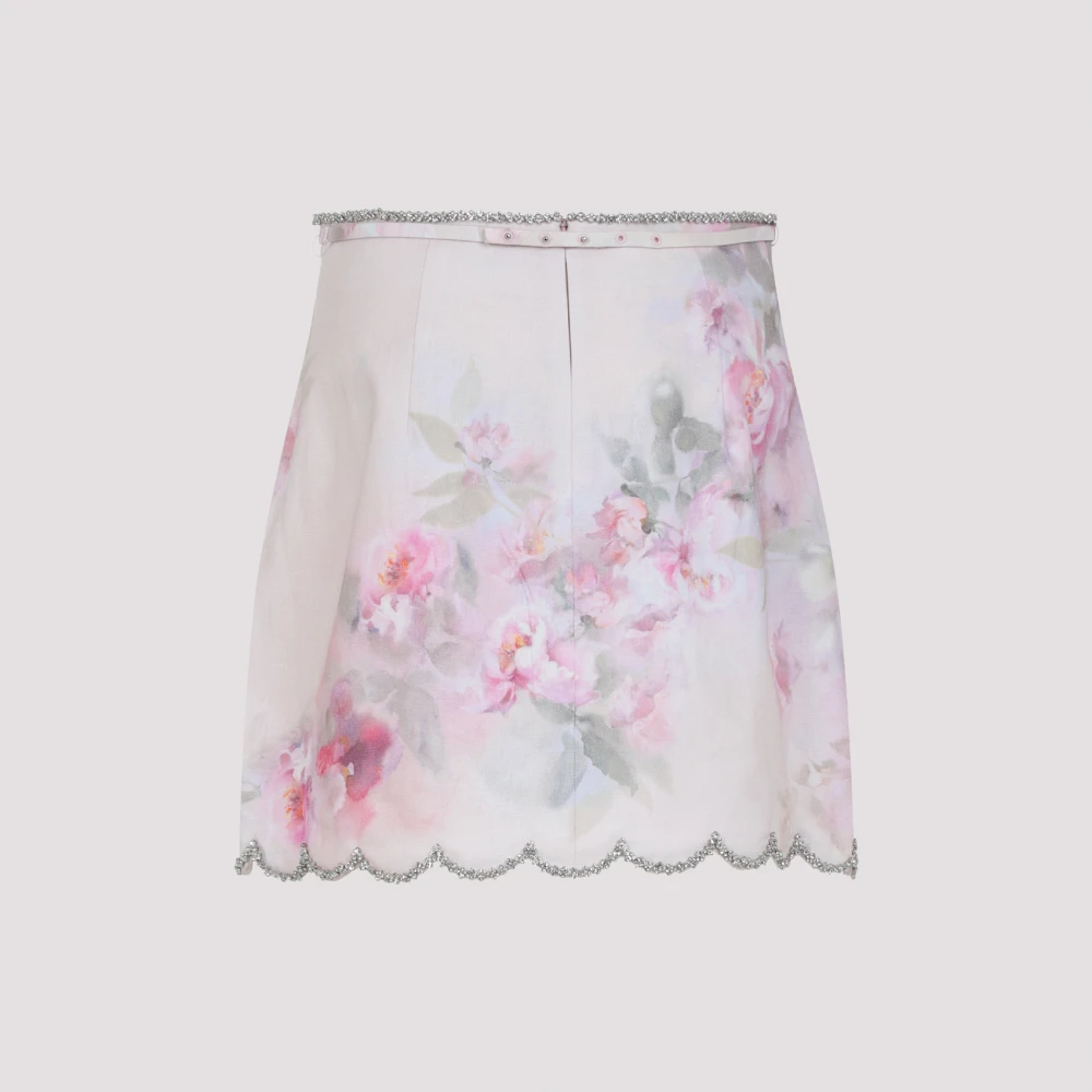 Zimmermann Multicolor Linnen Rok Multicolor Dames