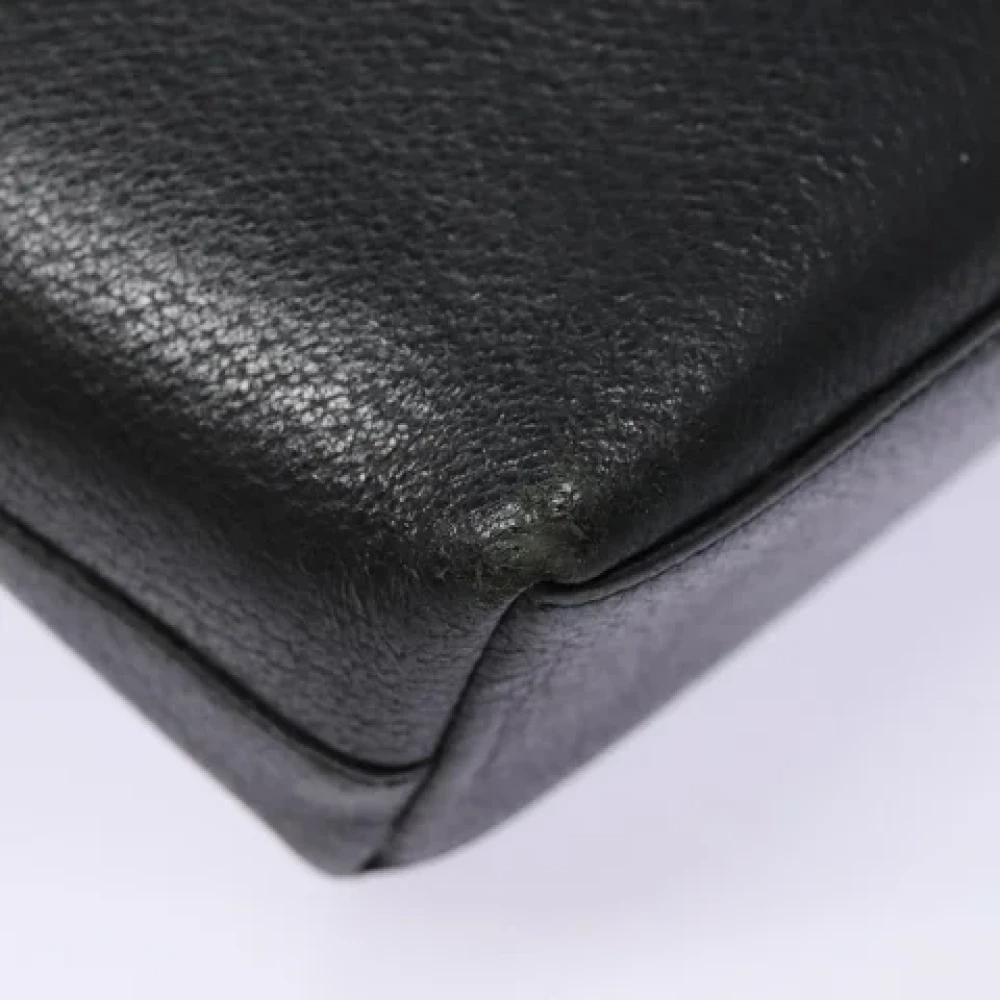 Gucci Vintage Pre-owned Leather handbags Black Dames