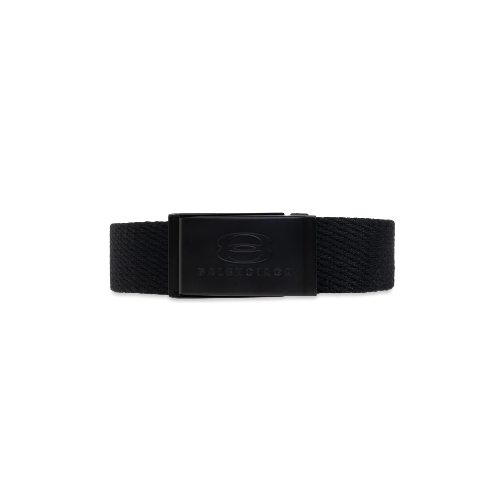 Balenciaga Stoffen Riem Black Heren