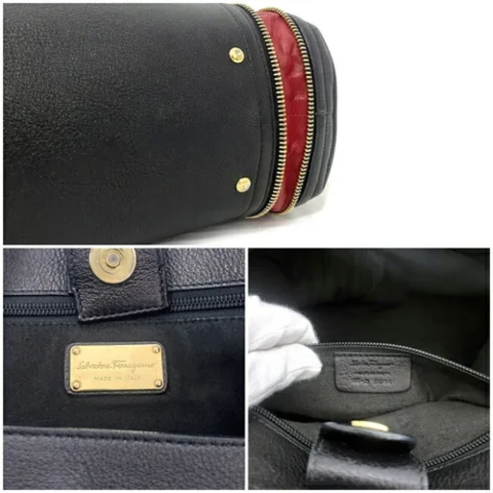 Salvatore Ferragamo Pre-owned Fabric totes Black Dames