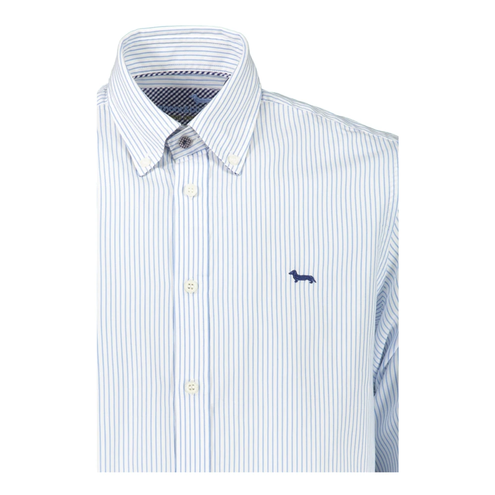 Harmont & Blaine Overhemd MET Lange Mouwen Mannen Blauw Blue Heren