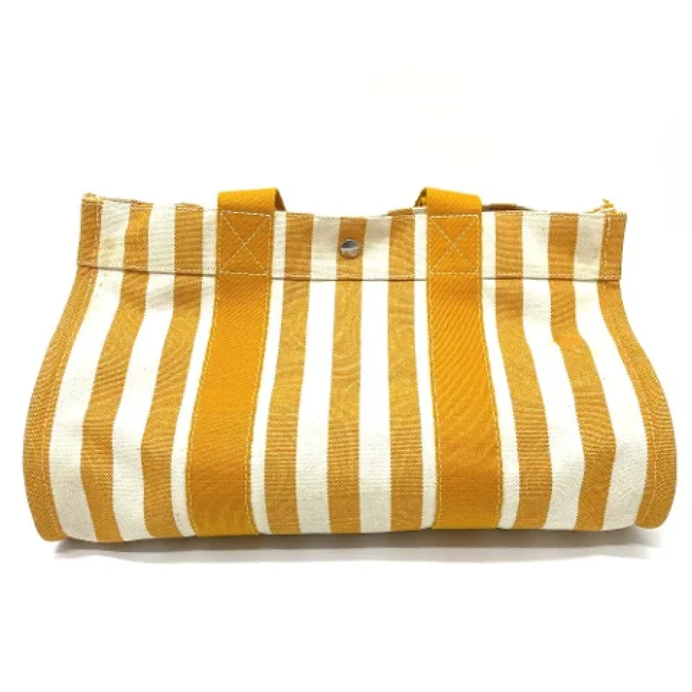 Hermès Vintage Pre-owned Cotton handbags Orange Dames