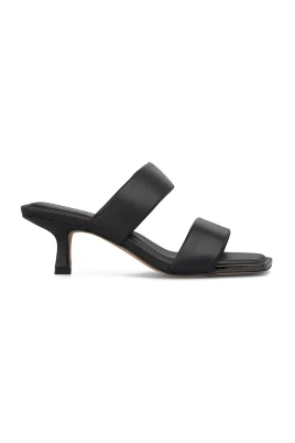 Nappa Läder Sandal med Dubbla Remmar