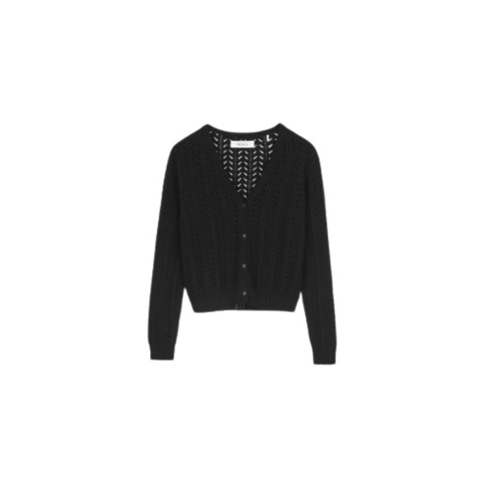 Sort Ellis Cardigan Jakke