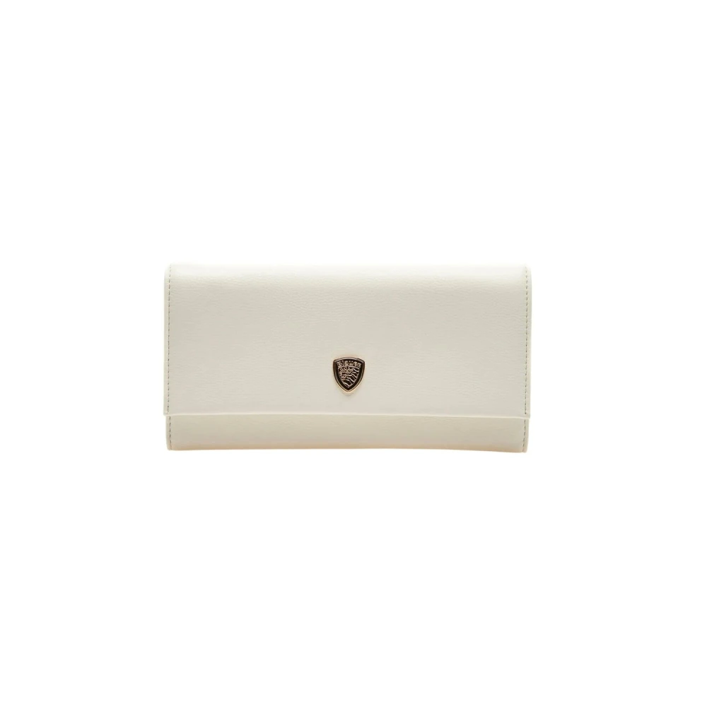 Blauer Donna Bianco Portafoglio Con Portamonete Crema