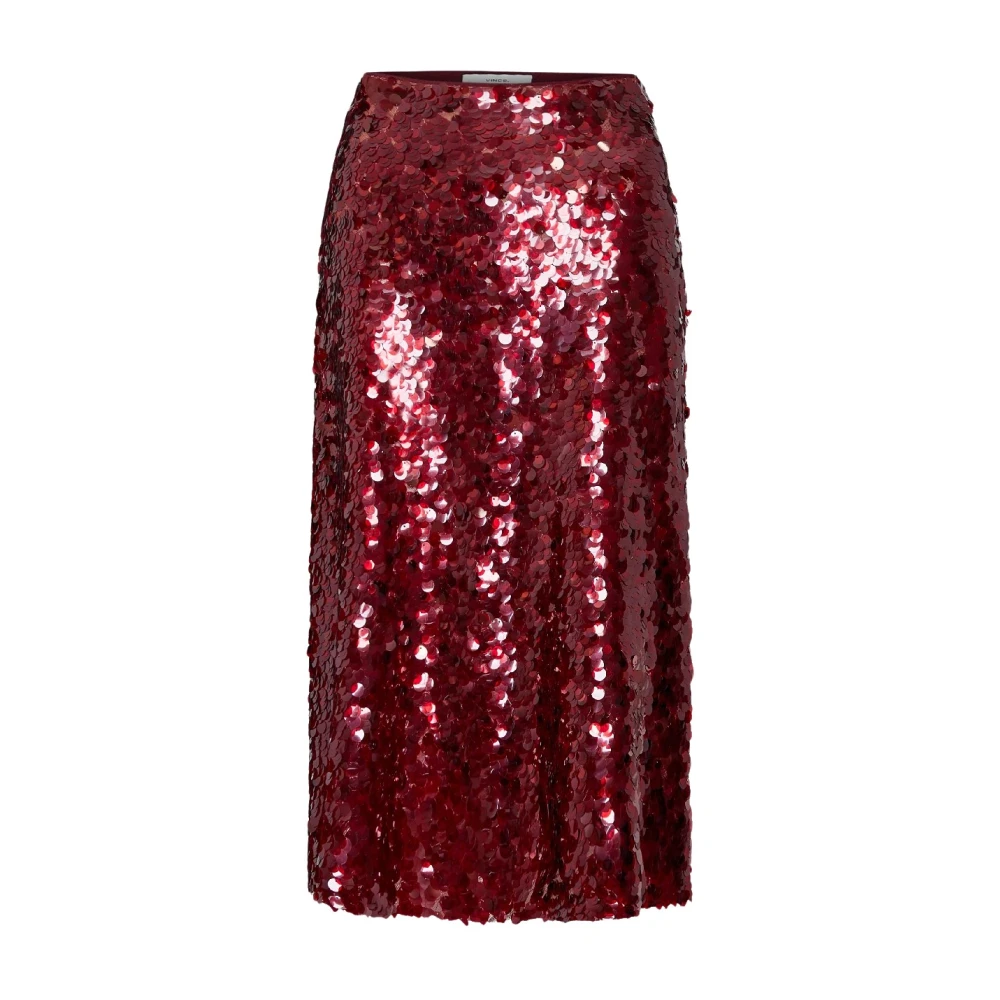 Vince Donna Rosso Gonne, M, New,
