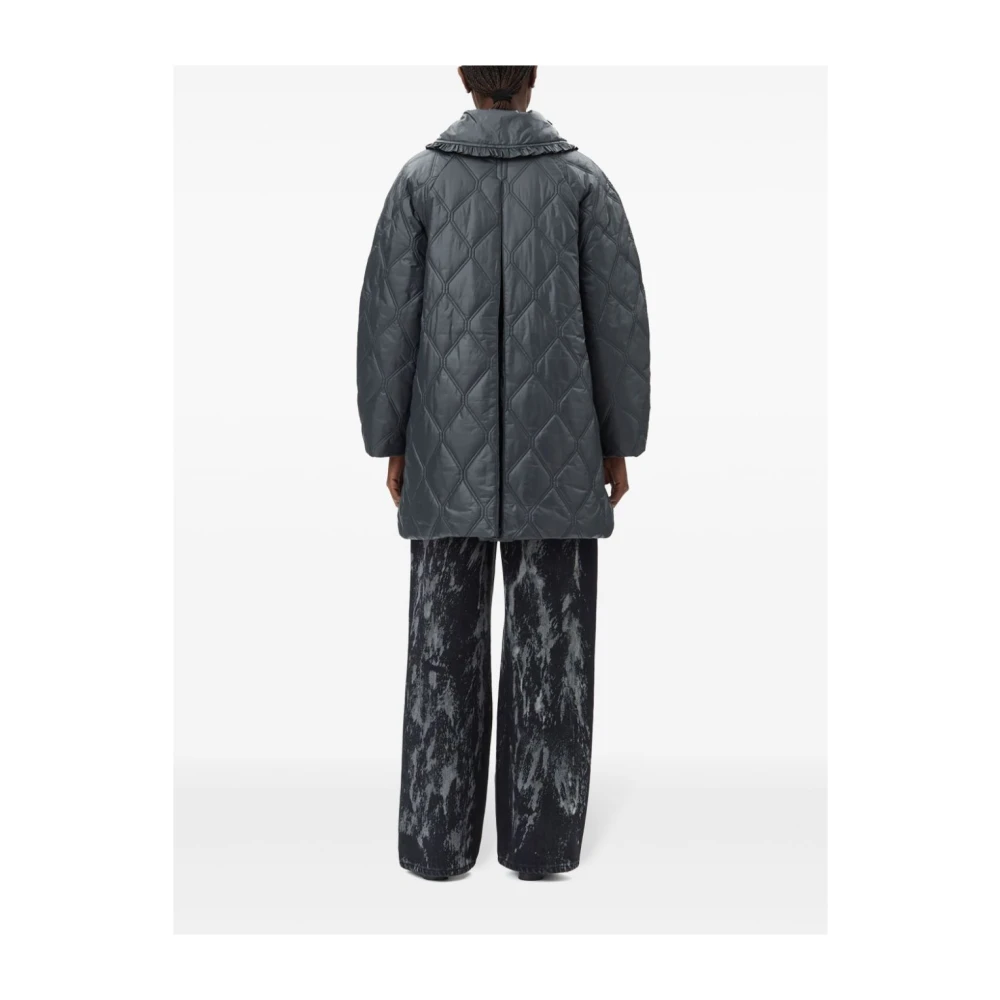 Ganni Stijlvolle Jassen Collectie Gray Dames