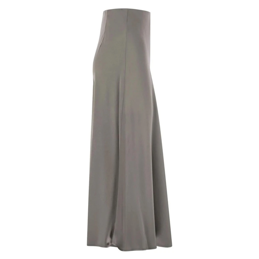 Herno Stijlvolle A-lijn Rok Gray Dames