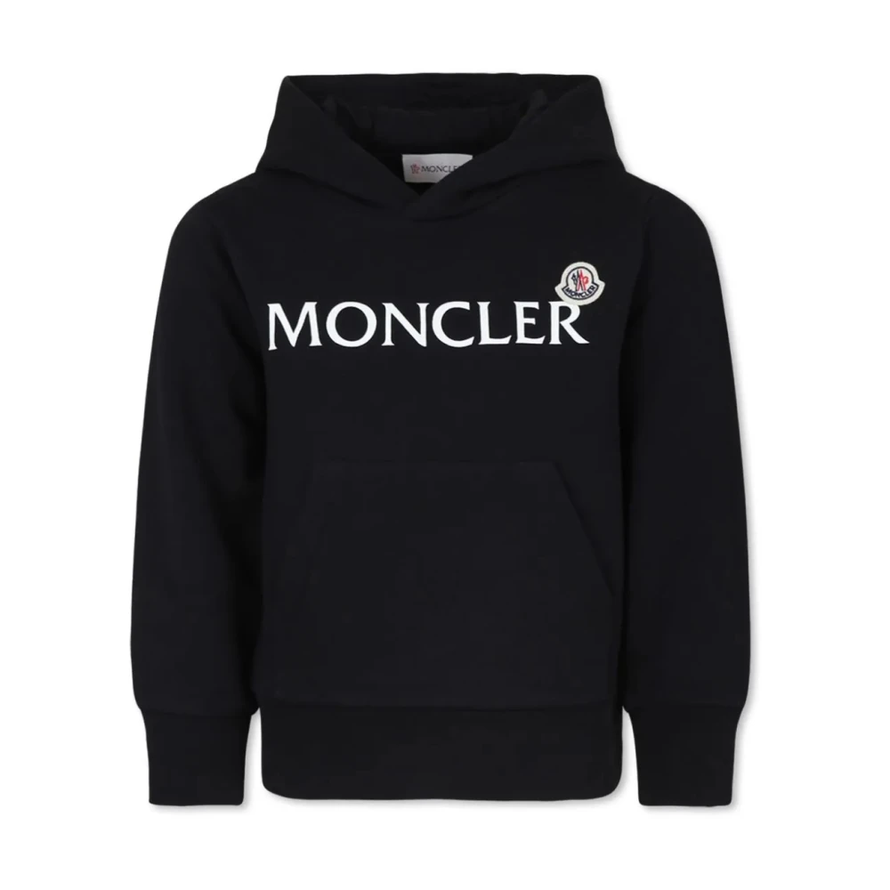 Moncler Barn Hoodie Tröja Sweatshirts Black, Unisex