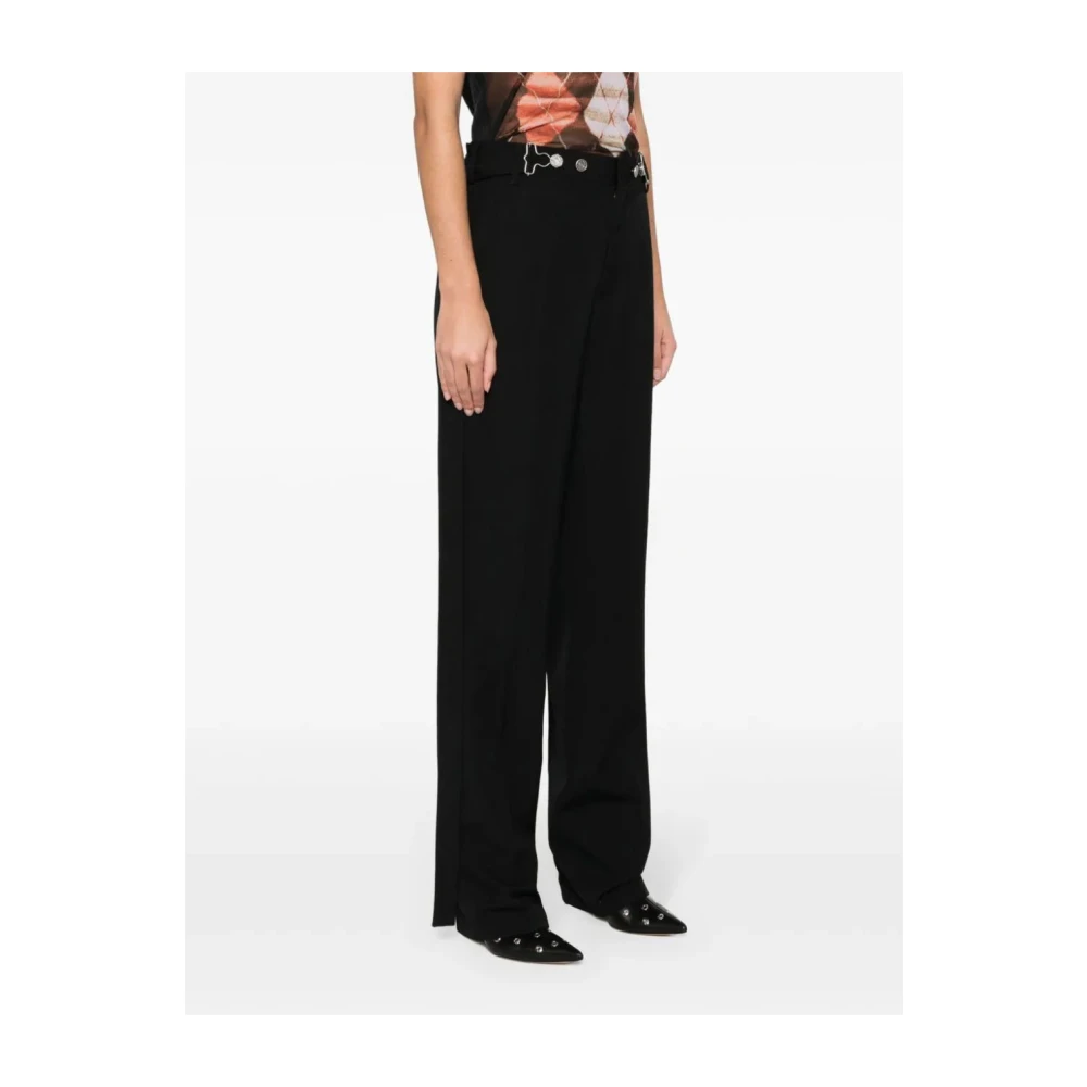 Jean Paul Gaultier Slim-fit Trousers Black Dames