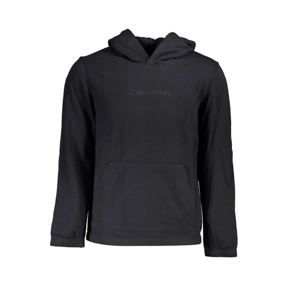Calvin Klein , Hoodies, Male, Black, Xl, Hooded Sweatshirt