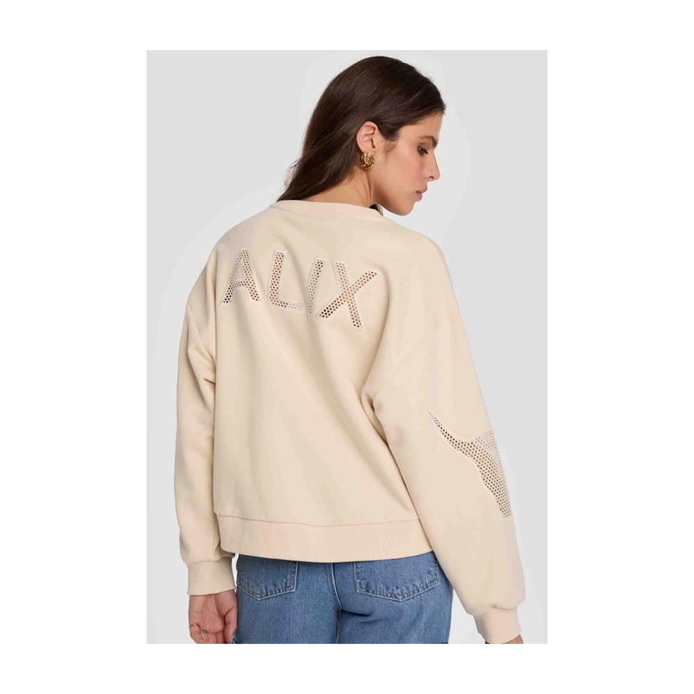 Alix The Label sweaters ecru Beige Dames