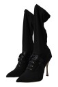 talons-aiguilles-noirs-bottes-mi-mollet