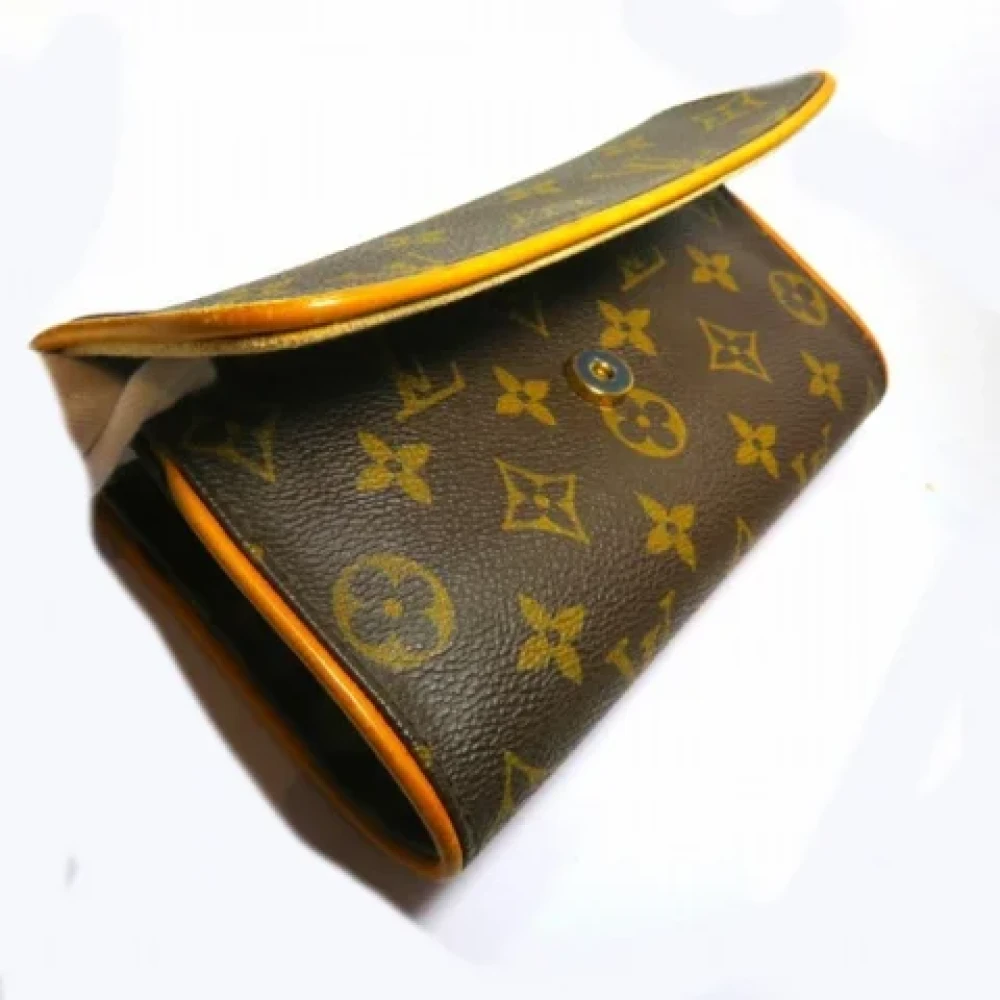 Louis Vuitton Vintage Pre-owned Canvas clutches Brown Dames
