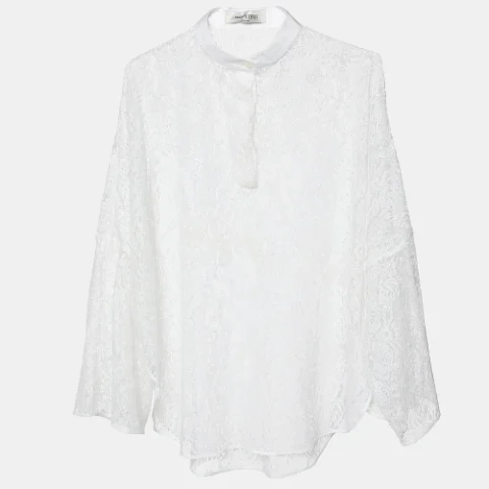 Valentino Vintage Pre-owned Lace tops White Dames