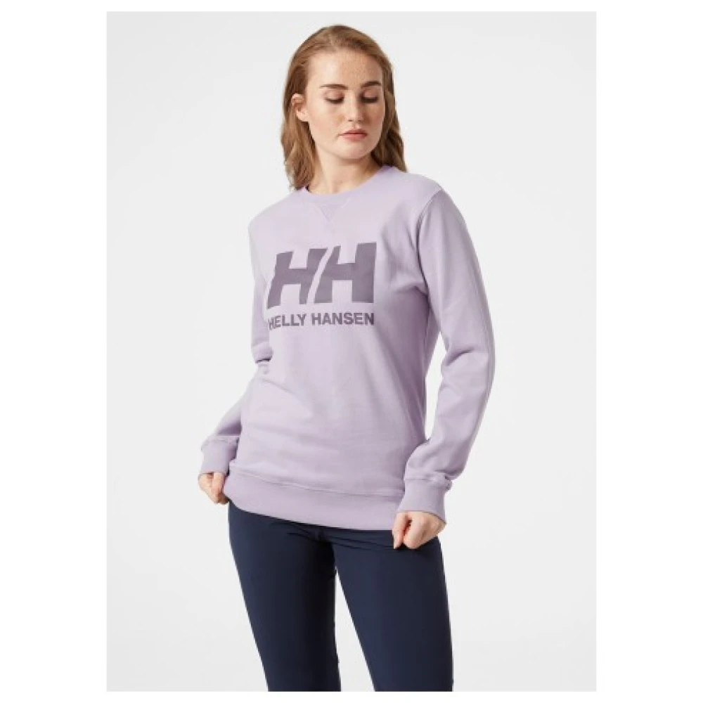 Helly Hansen Dames Katoenen Sweatshirt Purple Dames