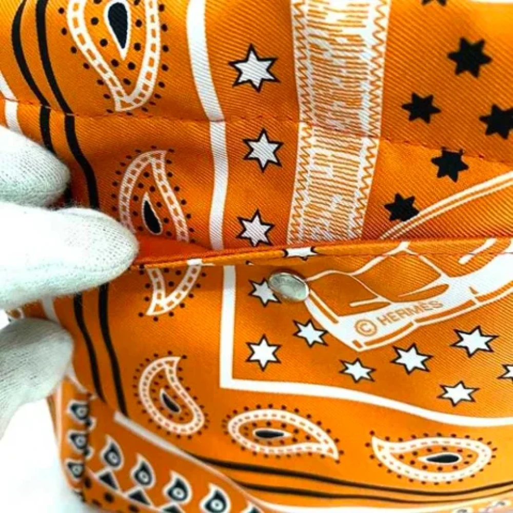 Hermès Vintage Pre-owned Silk pouches Orange Dames