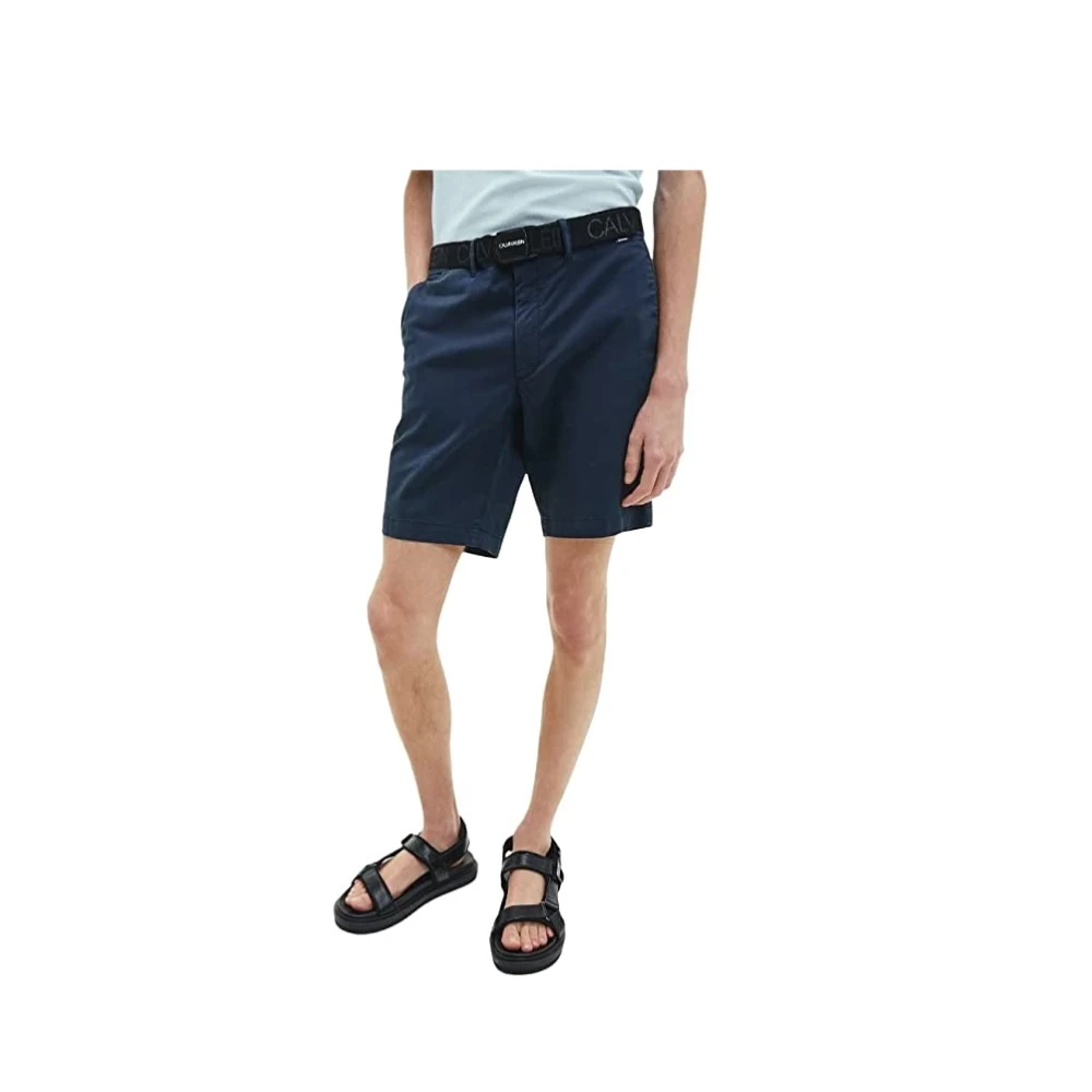 Calvin Klein Stijlvolle Bermuda Shorts voor zomerdagen Blue Heren