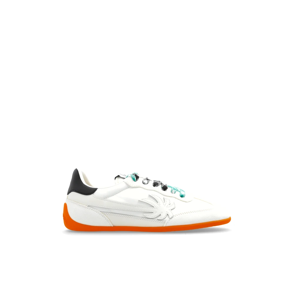 Palm Angels Sports Sneakers met Logo Dames Schoenen Wit