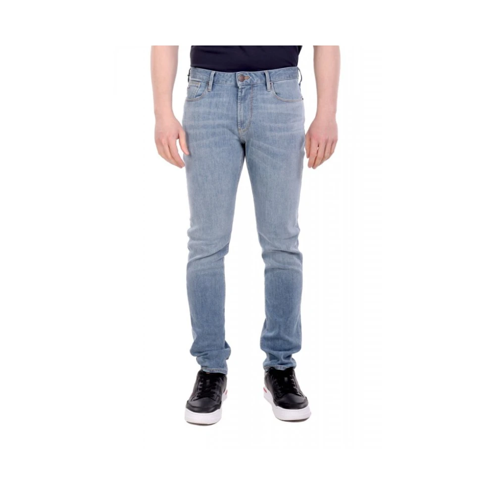 Emporio Armani Men's Blue Slim Fit Jeans, W33, J06 Slim Fit Jeans