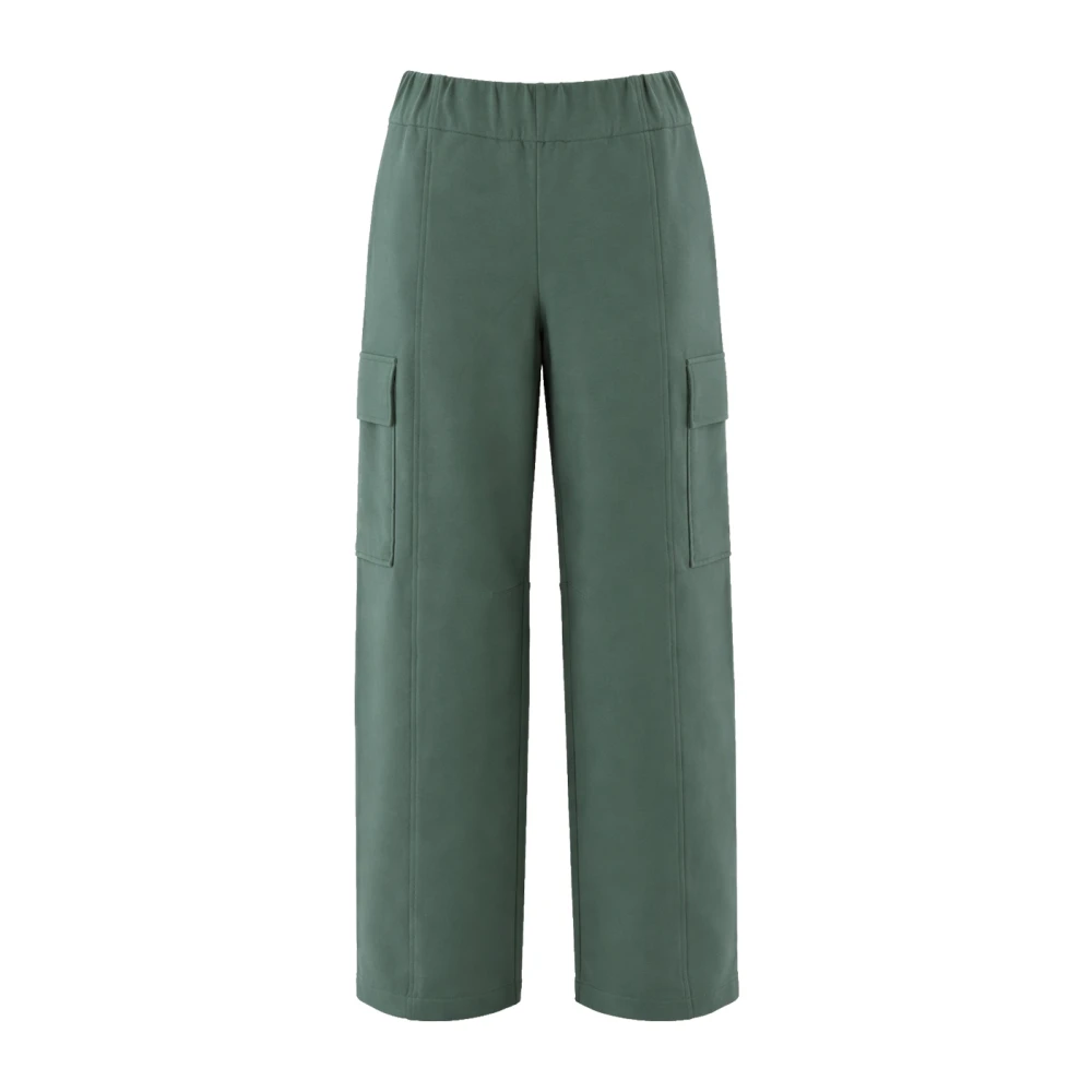 Parajumpers Women's Green Wide Trousers - Wide Trousers - Xs - Trousers