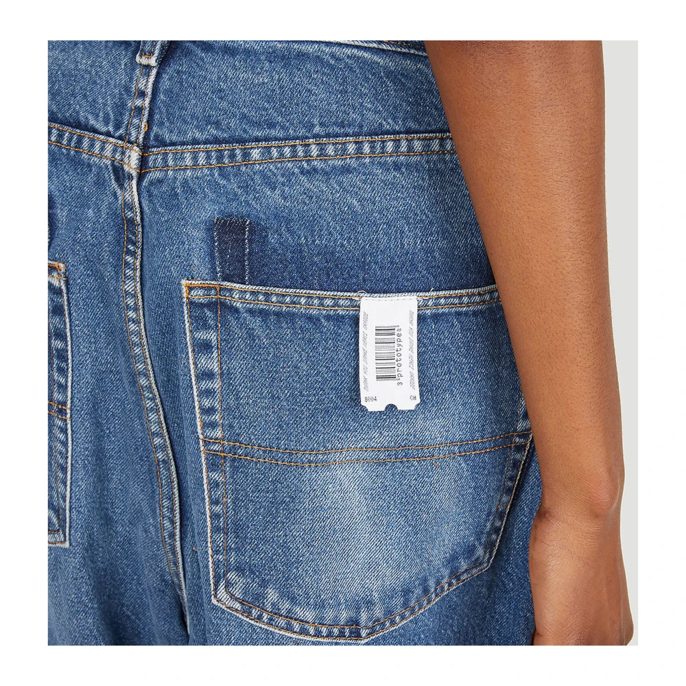 Prototypes Upcycled Denim Jeans Blue Dames