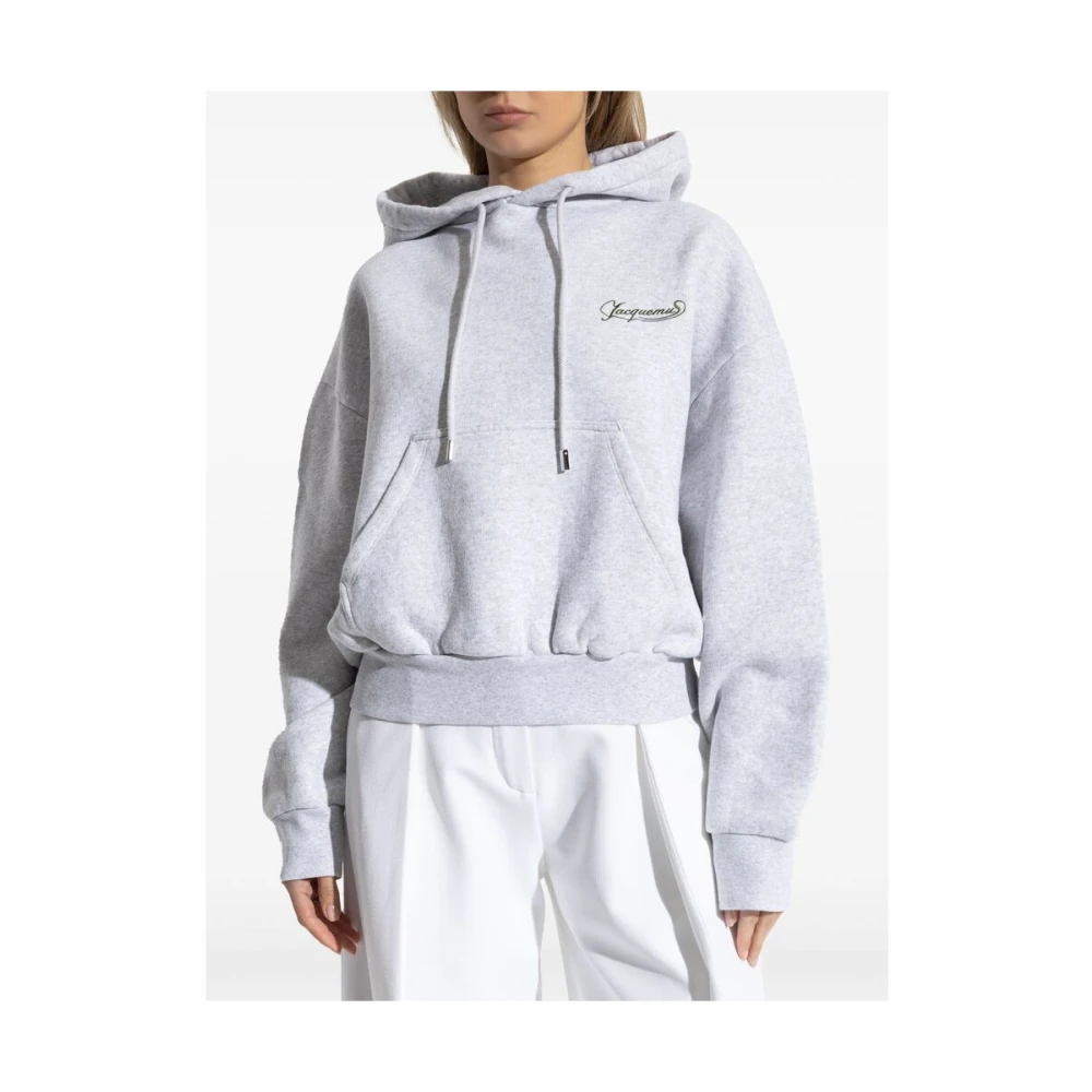 Jacquemus Stijlvolle Sweatshirt met Uniek Ontwerp Gray Dames