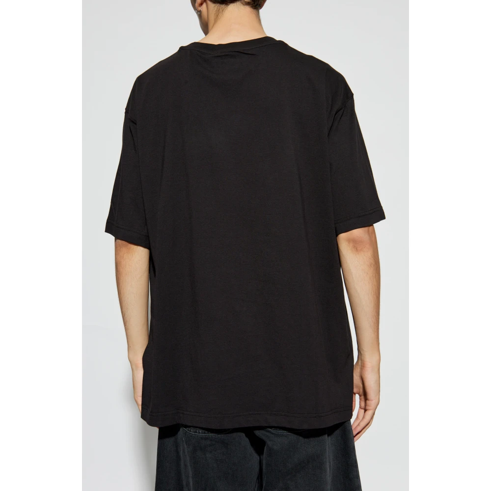 Versace Jeans Couture T-shirt met logo Black Heren
