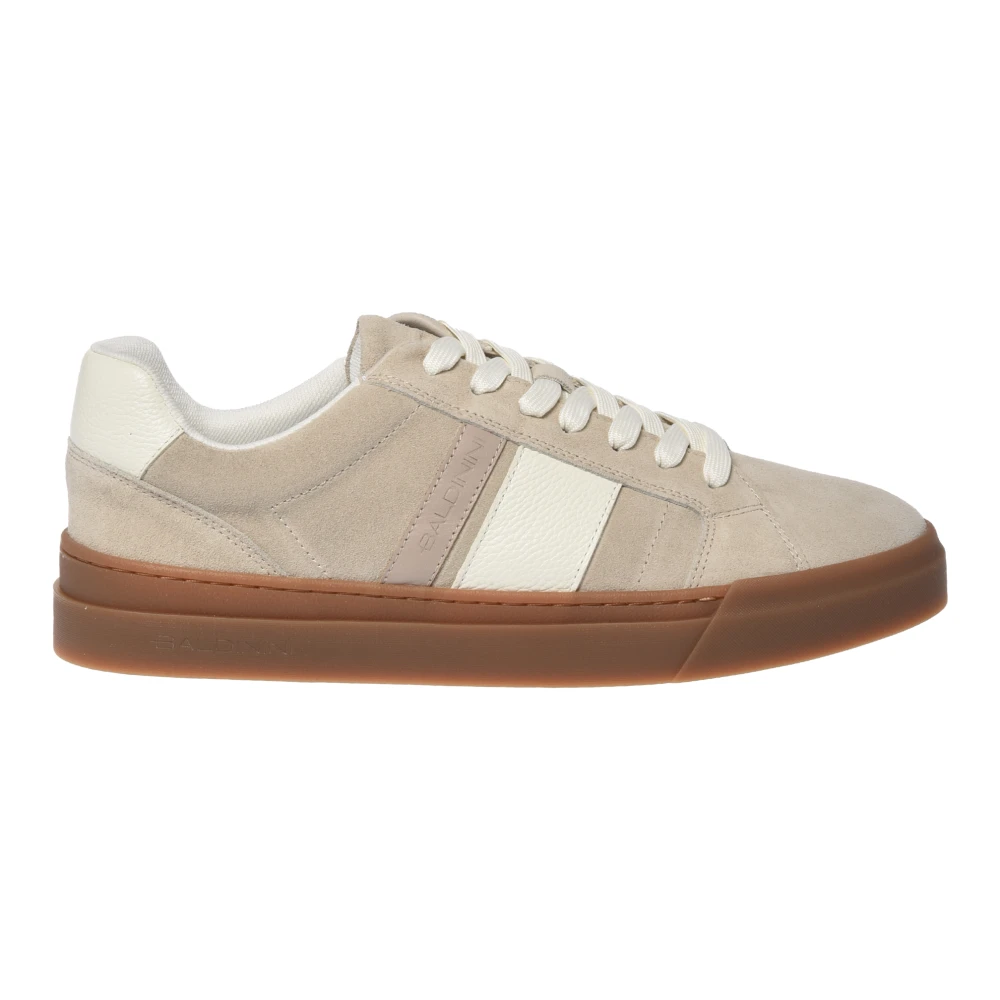 Baldinini Suede Sneaker Heren Schoenen Beige