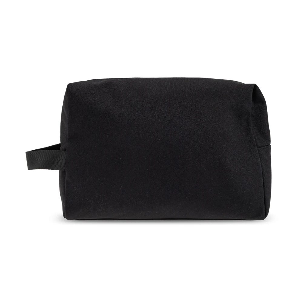Emporio Armani EA7 Toilettas met bedrukt logo Black Unisex