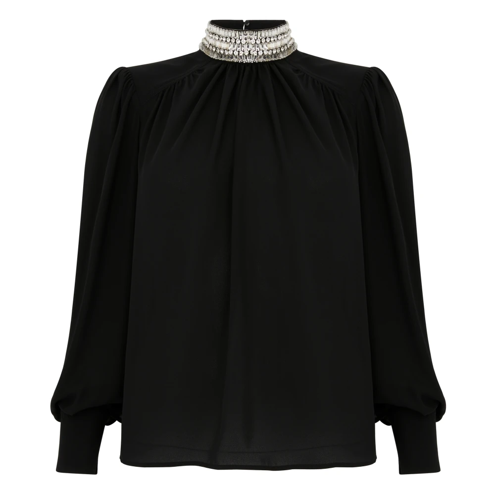 Liu Jo Polyester Blouse met Unieke Stijl Black Dames