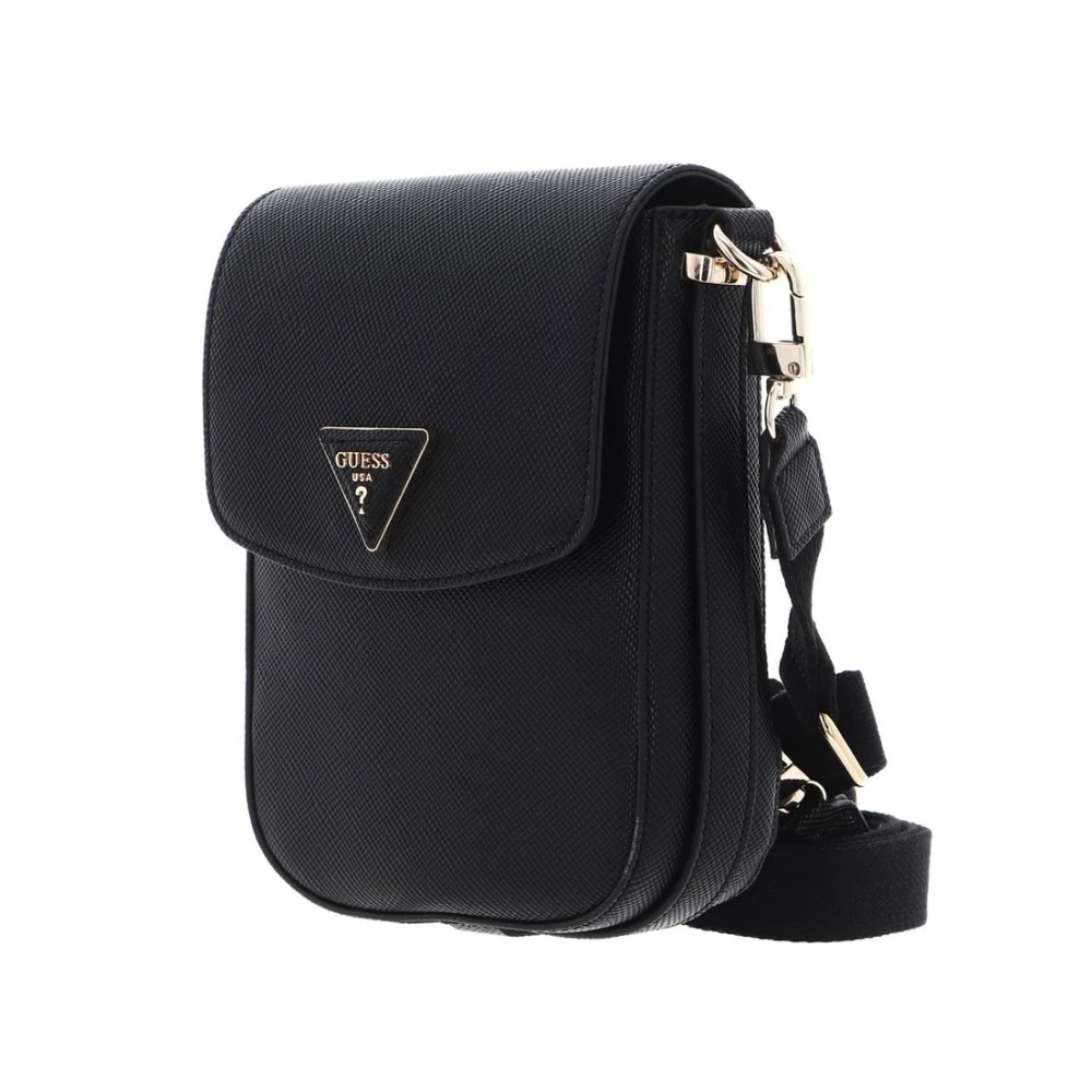 Guess Zwarte Clutches voor Vrouwen Black Heren