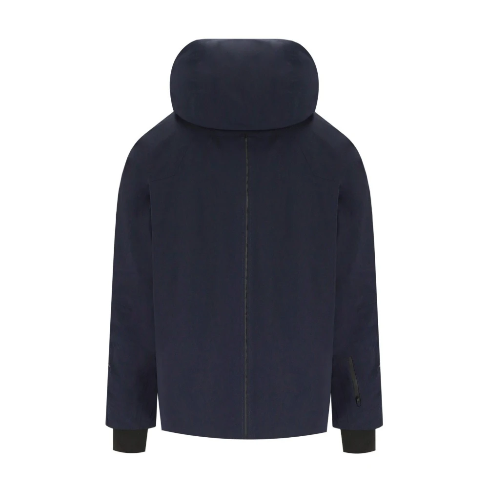 Krakatau Navy Blue Hooded Jacket met slimme zakken Blue Heren