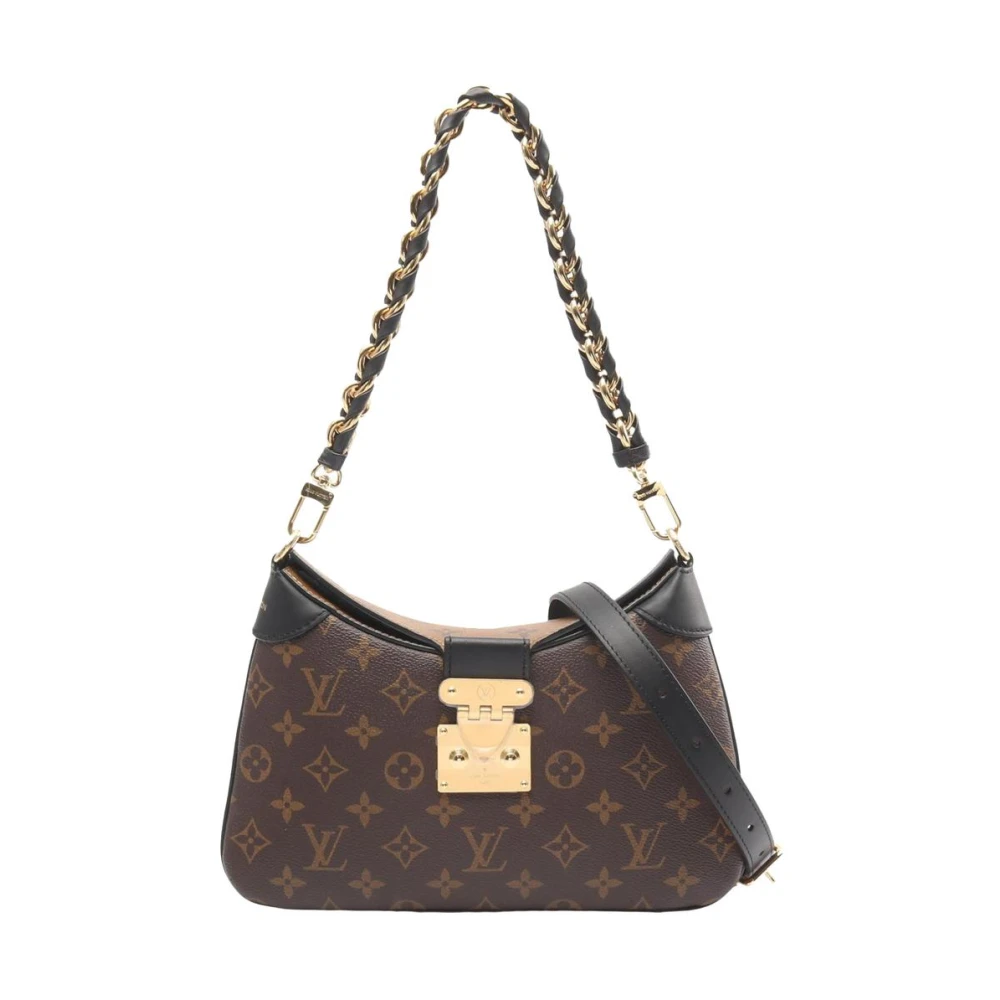 Louis Vuitton Vintage Women's Brown Pre-Owned Pochette Chain Bag
