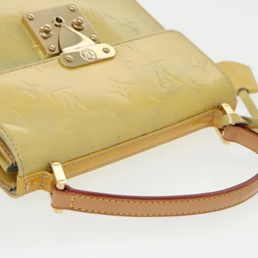 Louis Vuitton Vintage Pre-owned Leather handbags Yellow Dames