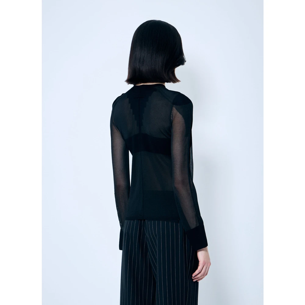 Jean Paul Gaultier Sweater met logo motief Black Dames