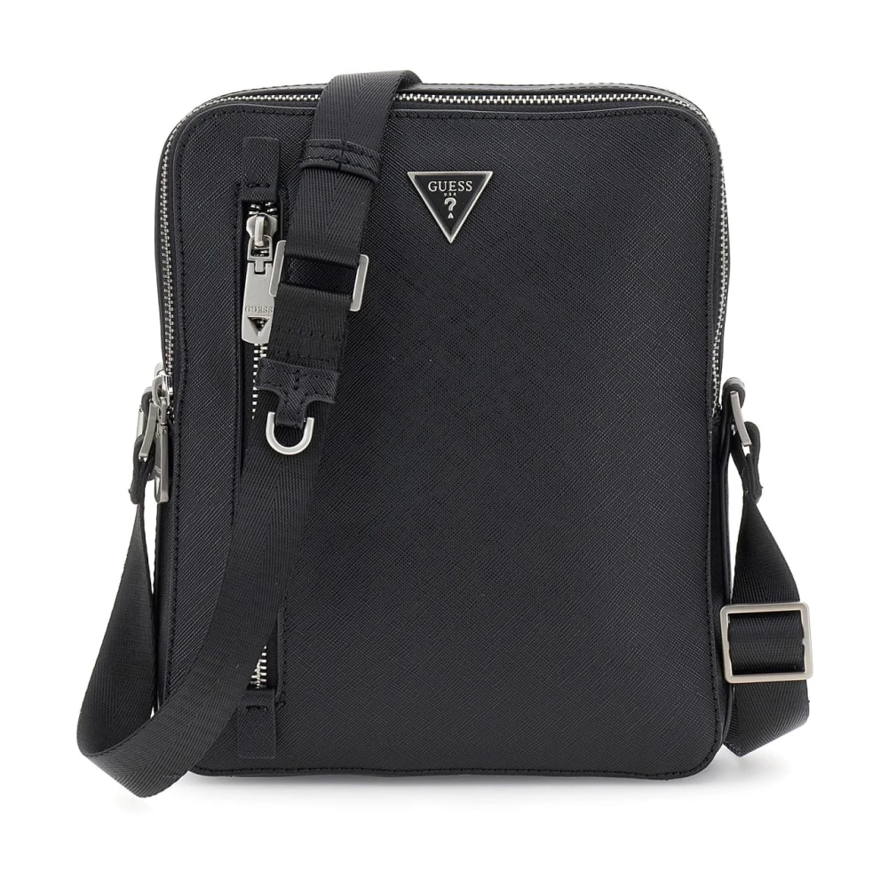 Guess Women's Black Torino Top Zip Cross Cross Body Bag