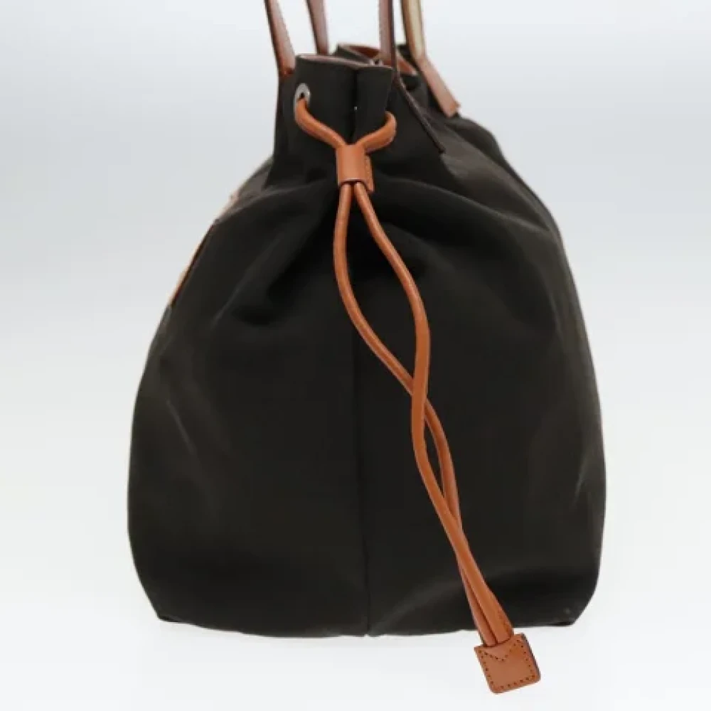 Gucci Vintage Pre-owned Canvas totes Black Dames