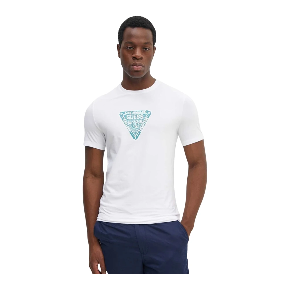 Guess - Tops > T-Shirts - White - Guess - Modalova