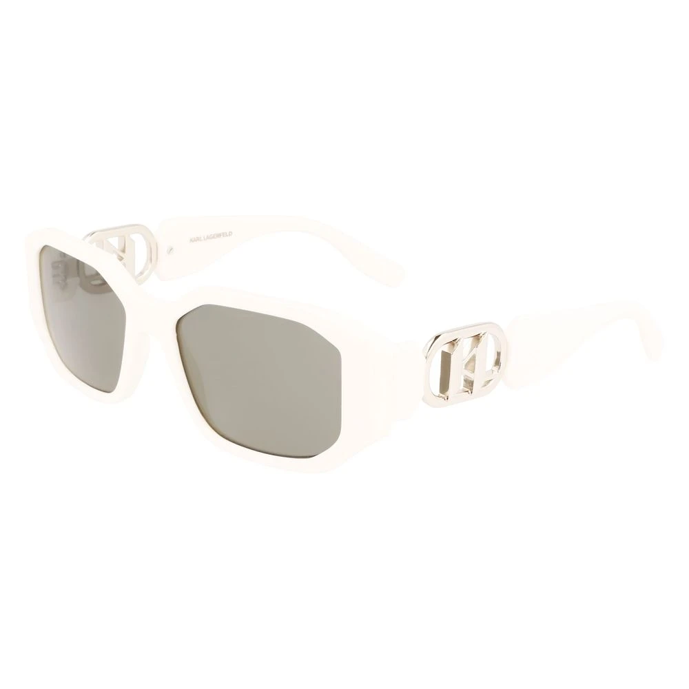 Karl Lagerfeld Women's White Sprayed Sunglasses