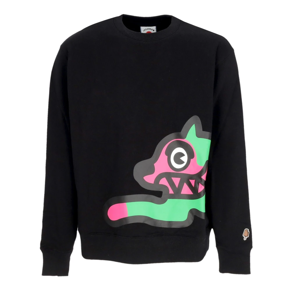 Icecream Men's Black Running Dog Sweatshirt Crewneck - Sweatshirts - M - Sweatshirts & Hoodies